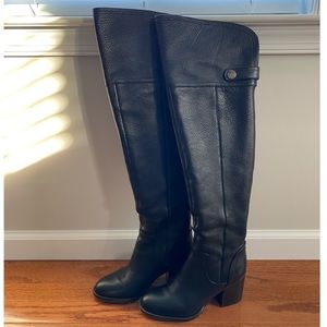 Franco Sarto Ollie Over The Knee Leather Boots 7